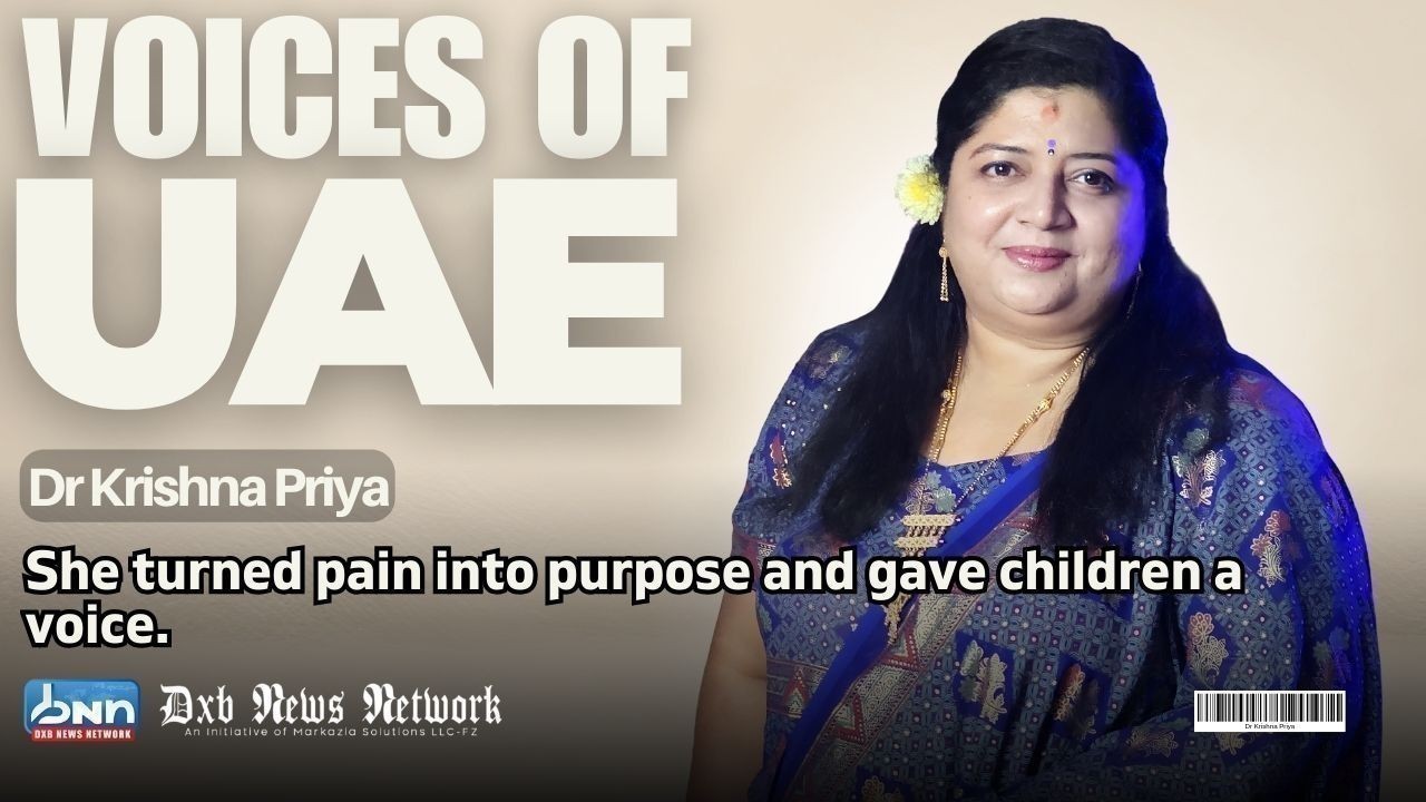 Dr. Krishna Priya: Transforming Pain into Purpose Through Education, Art, and Healing in the UAE