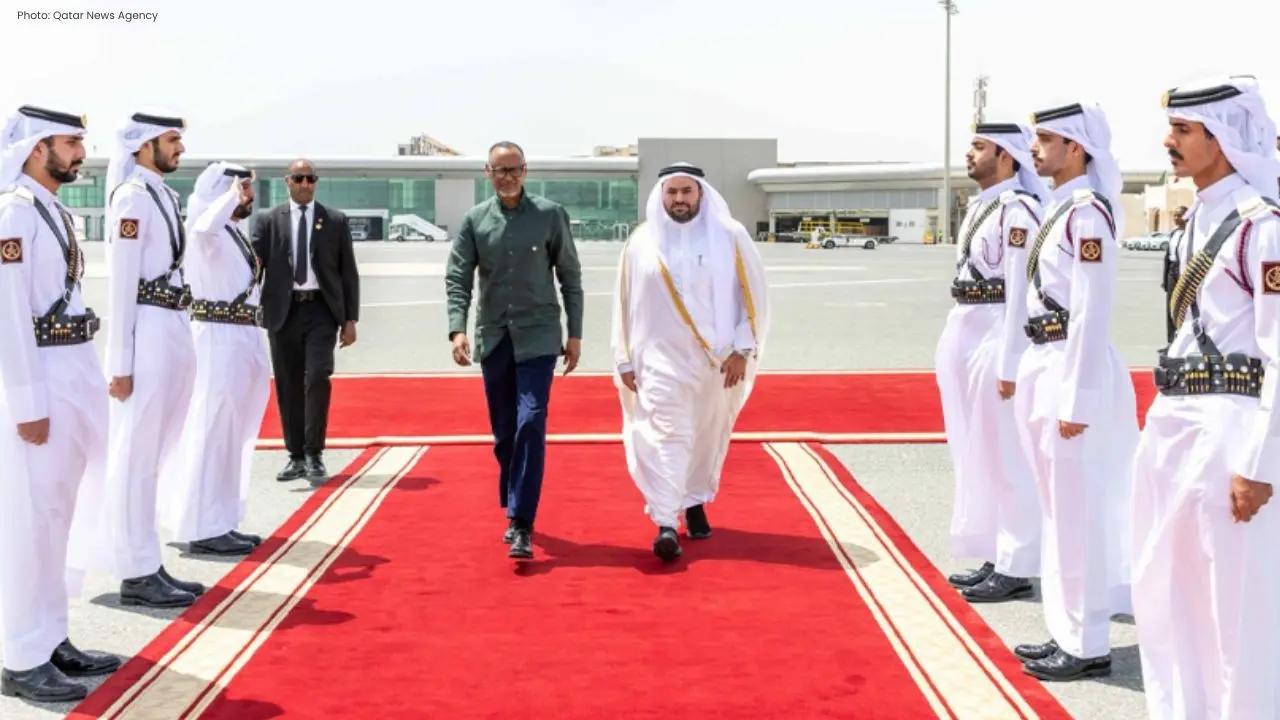 Rwandan President Paul Kagame Concludes Official Doha Visit